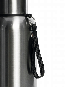 Термос туристический 2 литра для чая металлический с кружкой и ситечком Огонек OG-TRD06